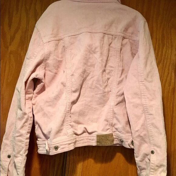 Limited Too Girls Light Pink Corduroy Snap Jacket - Picture 2 of 5